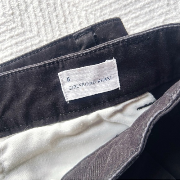 Relisted* Gap Girlfriend Chino 6 Slacks Pants Casual Straight Ankle Cropped - Picture 4 of 6